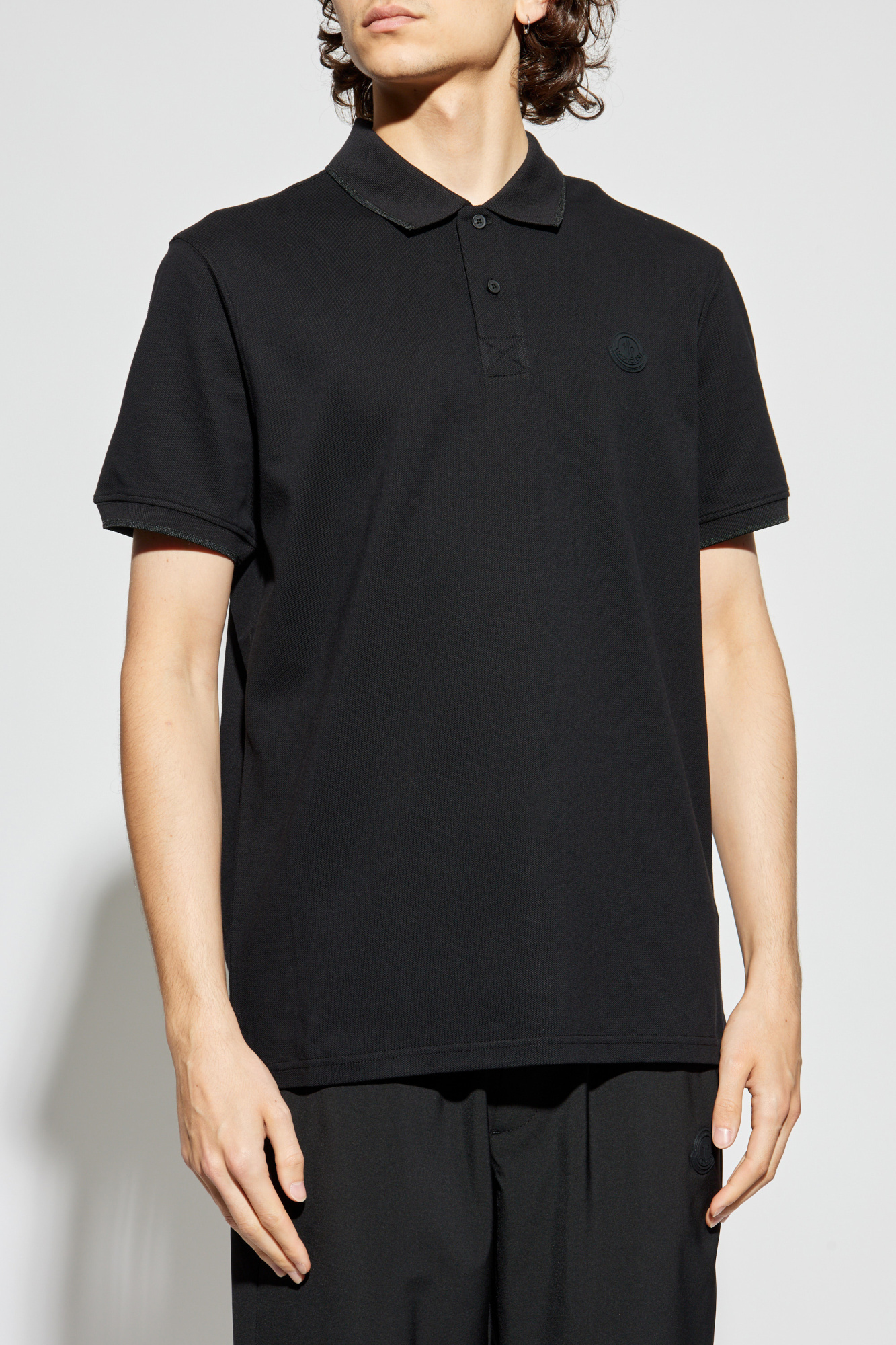 【着用1回】MONCLER 22SS POLO ブラック　xs Moncler Short Sleeve Polo - Blue - Women | K10938A0000289AJS778